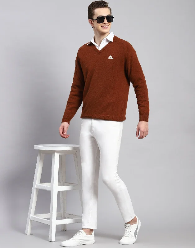 Shop the essentials – men’s wardrobe must-haves on sale. Men Rust Solid V Neck Full Sleeve Pullover Shop the essentials – men’s wardrobe must-haves on sale. Men Rust Solid V Neck Full Sleeve Pullover