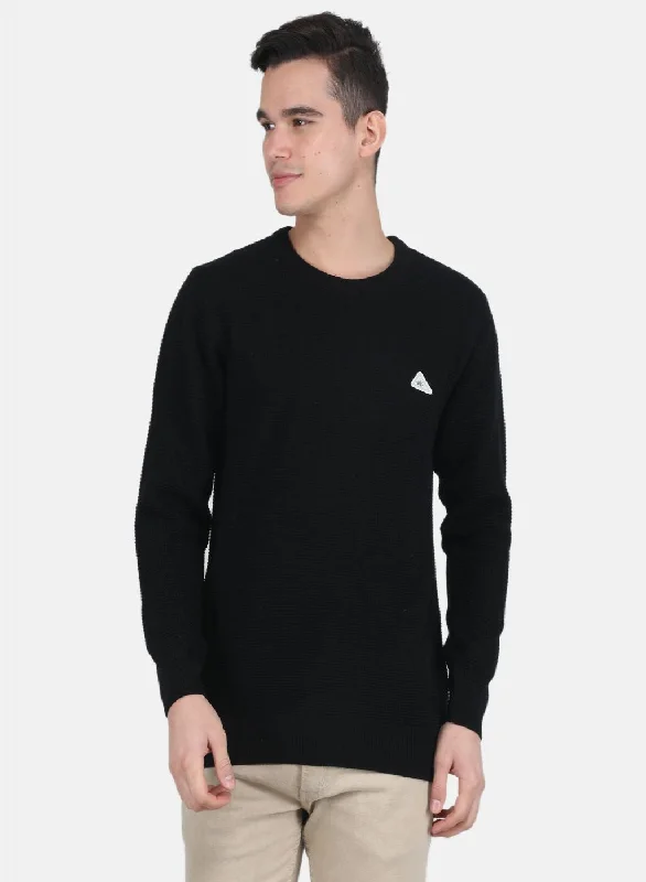 Save more with bundle deals on men’s fashion items.  Men Black Self Design Pullover