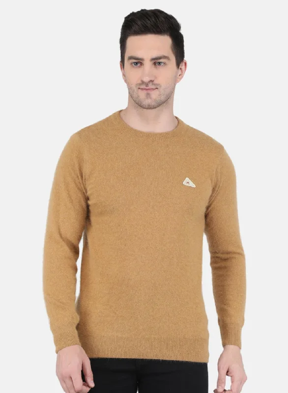 Flash sale on trendy clothing – Limited time offers available online. Men Brown Solid Pullover Flash sale on trendy clothing – Limited time offers available online. Men Brown Solid Pullover