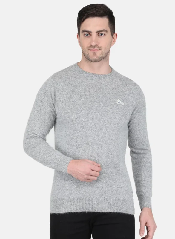 Time to shop! Men’s clothing deals you can’t resist.  Men Grey Solid Pullover