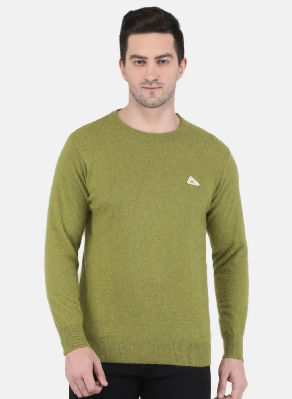  – Shop stylish items today!  Men Olive Solid Pullover