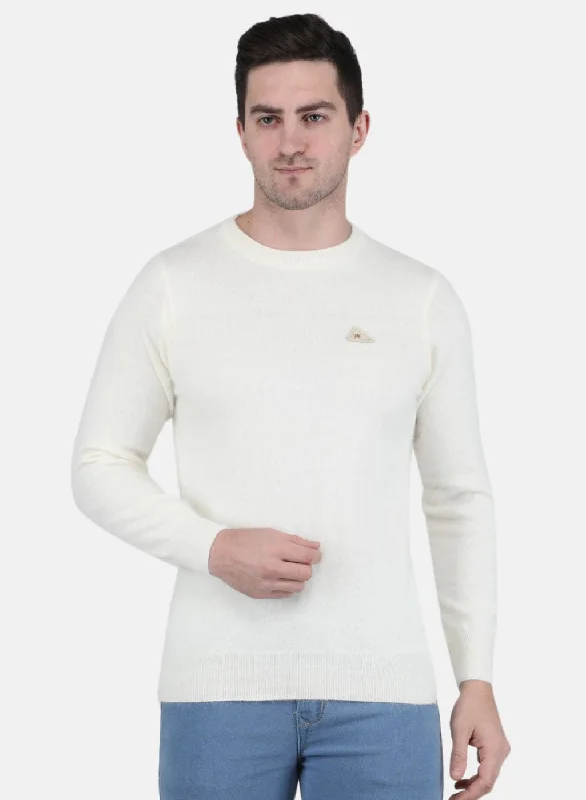 – Shop now and save big.  Men White Solid Pullover