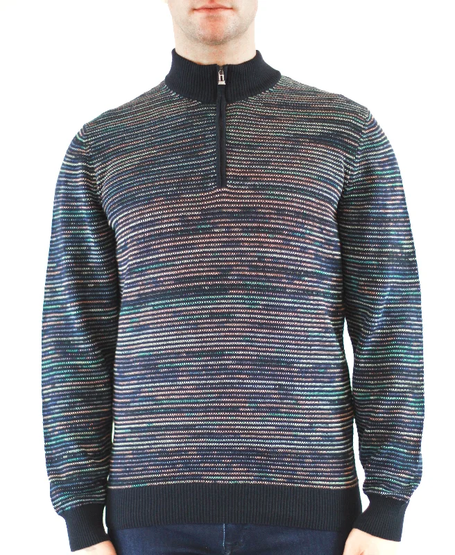 Discover new arrivals in clothing – Affordable styles for every occasion. Navy with Peach Multicolor Stripes, 3/4 zip Discover new arrivals in clothing – Affordable styles for every occasion. Navy with Peach Multicolor Stripes, 3/4 zip