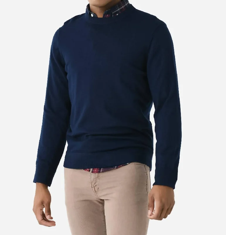Shop the best fashion at prices you can’t beat. Preston Merino Crew Neck Sweater In Navy Solid Shop the best fashion at prices you can’t beat. Preston Merino Crew Neck Sweater In Navy Solid