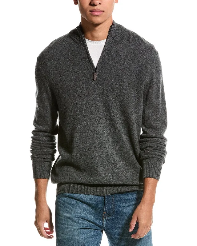 Shop men’s fashion for less – prices slashed on select items. Qi Cashmere 1/4-Zip Cashmere Mock Sweater Shop men’s fashion for less – prices slashed on select items. Qi Cashmere 1/4-Zip Cashmere Mock Sweater