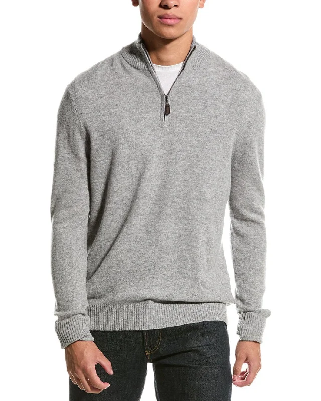 Shop our exclusive men’s fashion deals – limited time only! Qi Cashmere 1/4-Zip Cashmere Mock Sweater Shop our exclusive men’s fashion deals – limited time only! Qi Cashmere 1/4-Zip Cashmere Mock Sweater