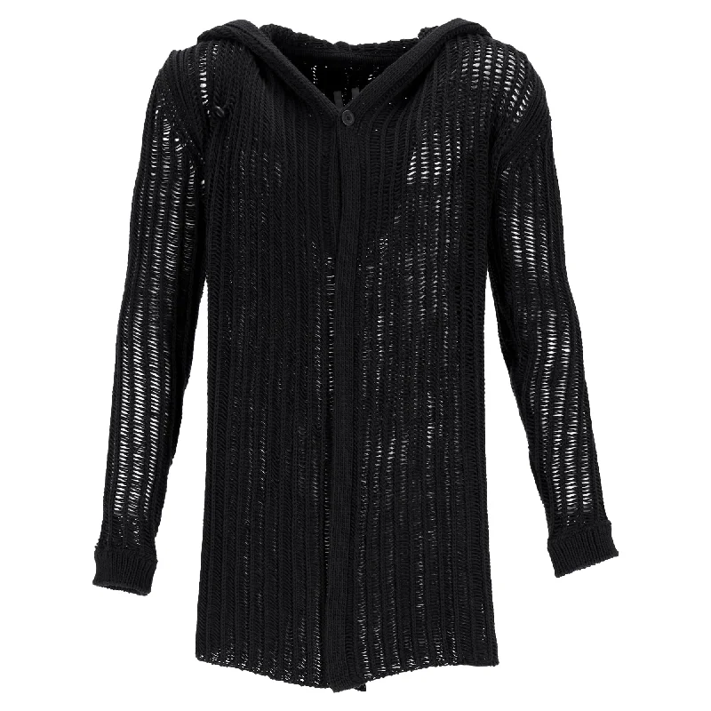 Flash discounts – men’s clothing essentials for less. Rick Owens Hooded Cardigan in Black Wool Flash discounts – men’s clothing essentials for less. Rick Owens Hooded Cardigan in Black Wool