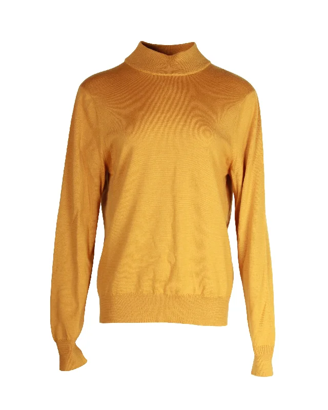 Shop the best in men’s fashion for less – limited-time sale! Sandro Paris Funnel-Neck Sweater in Yellow Wool Shop the best in men’s fashion for less – limited-time sale! Sandro Paris Funnel-Neck Sweater in Yellow Wool