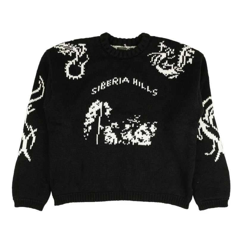 Big discounts on men’s wear – Shop now and save! Siberia Hills Black Heavy Tribal Knit Sweater - Black Big discounts on men’s wear – Shop now and save! Siberia Hills Black Heavy Tribal Knit Sweater - Black