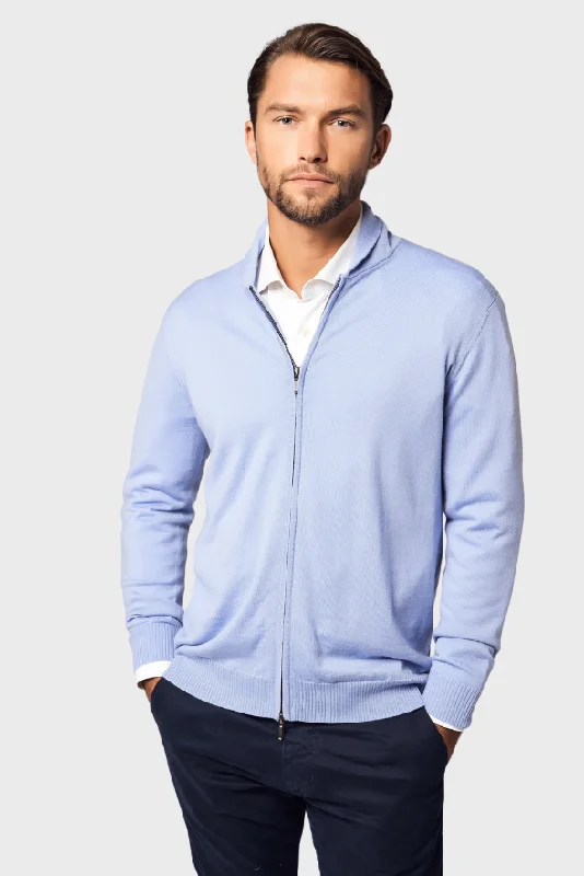 – Shop trendy clothing now.  Zip-Up Cotton Cardigan