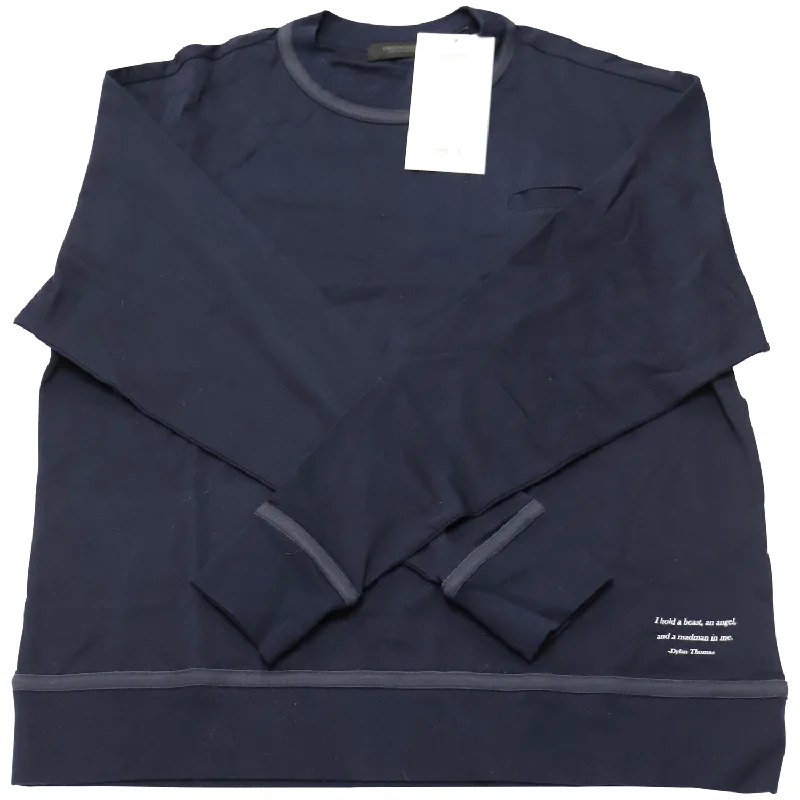 Grab your favorites before they’re gone – men’s clothing at great prices. Undercover Long Sleeve Sweatshirt in Navy Blue Cotton Grab your favorites before they’re gone – men’s clothing at great prices. Undercover Long Sleeve Sweatshirt in Navy Blue Cotton