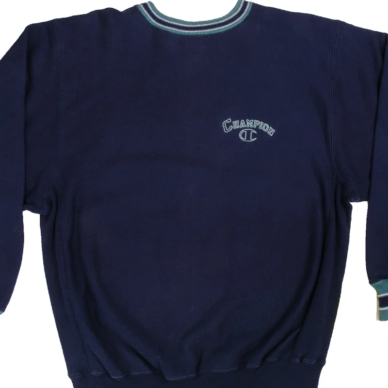 Shop trendy clothing at discounted prices. VINTAGE CHAMPION SMALL REVERSE WEAVE LOGO SWEATSHIRT 1990S SIZE 2XL MADE IN USA Shop trendy clothing at discounted prices. VINTAGE CHAMPION SMALL REVERSE WEAVE LOGO SWEATSHIRT 1990S SIZE 2XL MADE IN USA