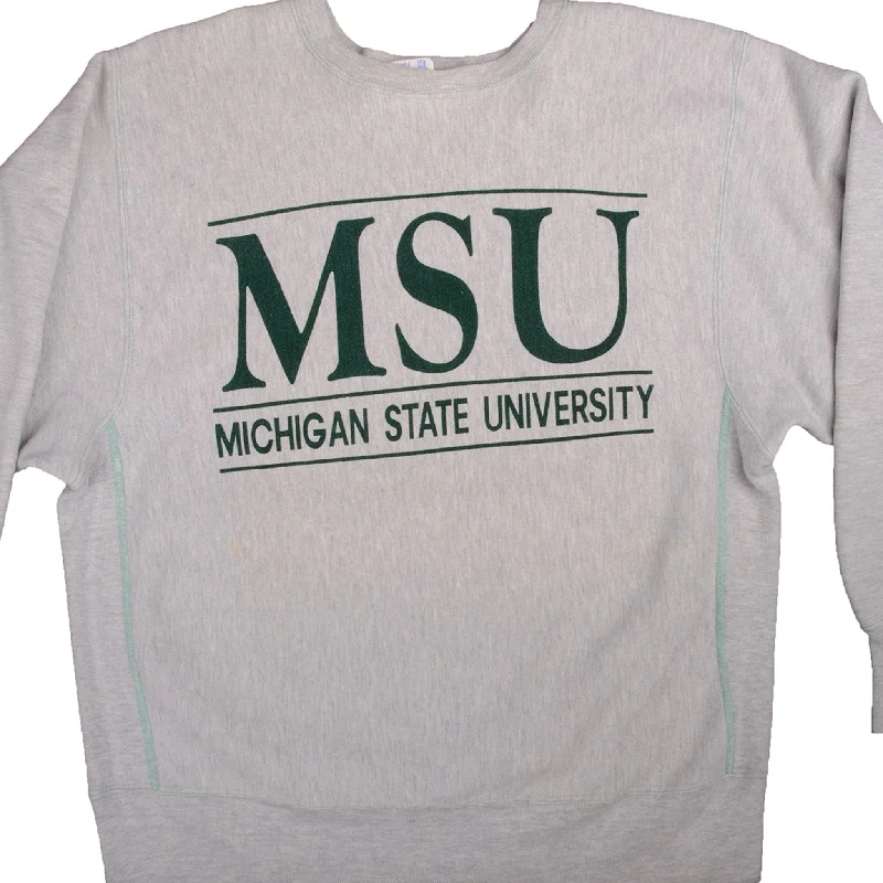 Shop now and enjoy massive savings on stylish clothing for all seasons. VINTAGE REVERSE WEAVE CHAMPION MICHIGAN STATE SWEATSHIRT 1980S LARGE MADE IN USA Shop now and enjoy massive savings on stylish clothing for all seasons. VINTAGE REVERSE WEAVE CHAMPION MICHIGAN STATE SWEATSHIRT 1980S LARGE MADE IN USA
