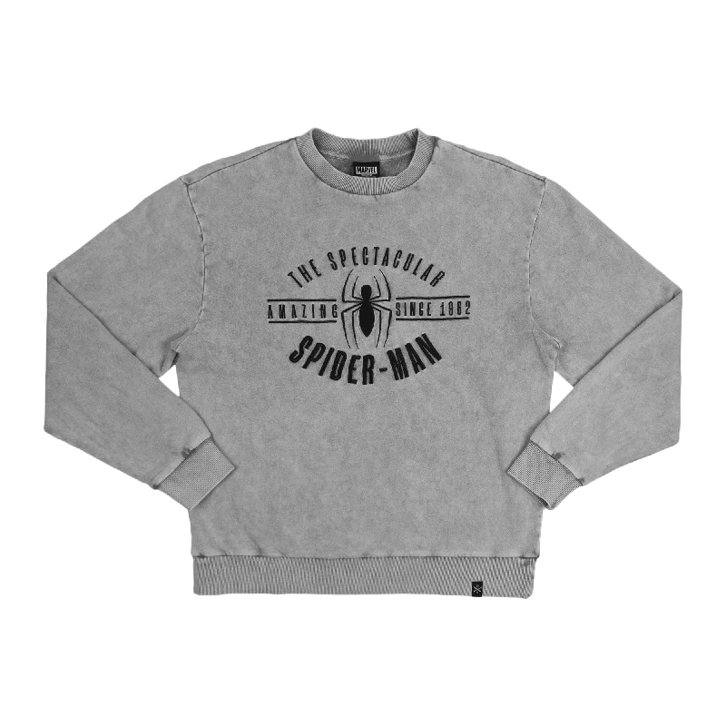 Huge savings on popular clothing styles – The Spectacular Spider-Man Gray Crew Sweatshirt Huge savings on popular clothing styles – The Spectacular Spider-Man Gray Crew Sweatshirt