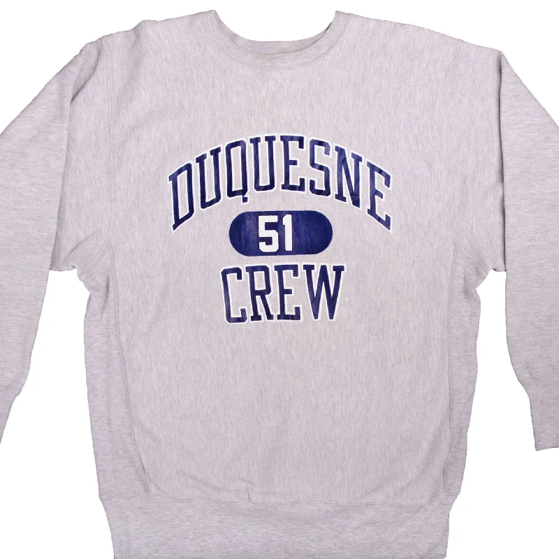 Shop now! Exclusive discounts on all types of clothing – Shop now! VINTAGE CHAMPION REVERSE WEAVE DUQUESNE CREW SWEATSHIRT 1990S XL MADE USA Shop now! Exclusive discounts on all types of clothing – Shop now! VINTAGE CHAMPION REVERSE WEAVE DUQUESNE CREW SWEATSHIRT 1990S XL MADE USA