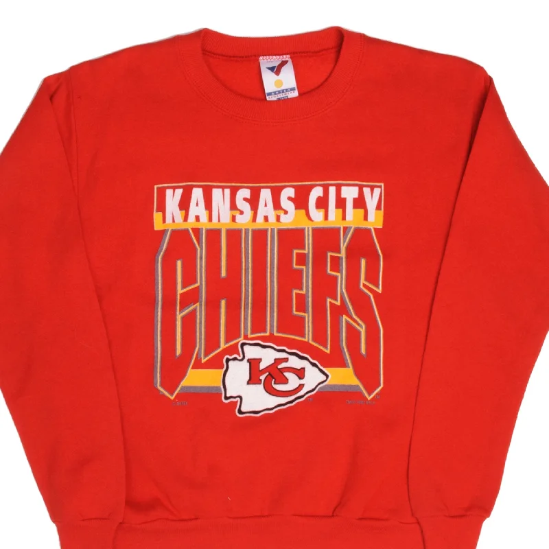 Don’t miss out – huge discounts on men’s trendy styles. VINTAGE NFL KANSAS CITY CHIEFS SWEATSHIRT SMALL 1992 MADE IN USA Don’t miss out – huge discounts on men’s trendy styles. VINTAGE NFL KANSAS CITY CHIEFS SWEATSHIRT SMALL 1992 MADE IN USA