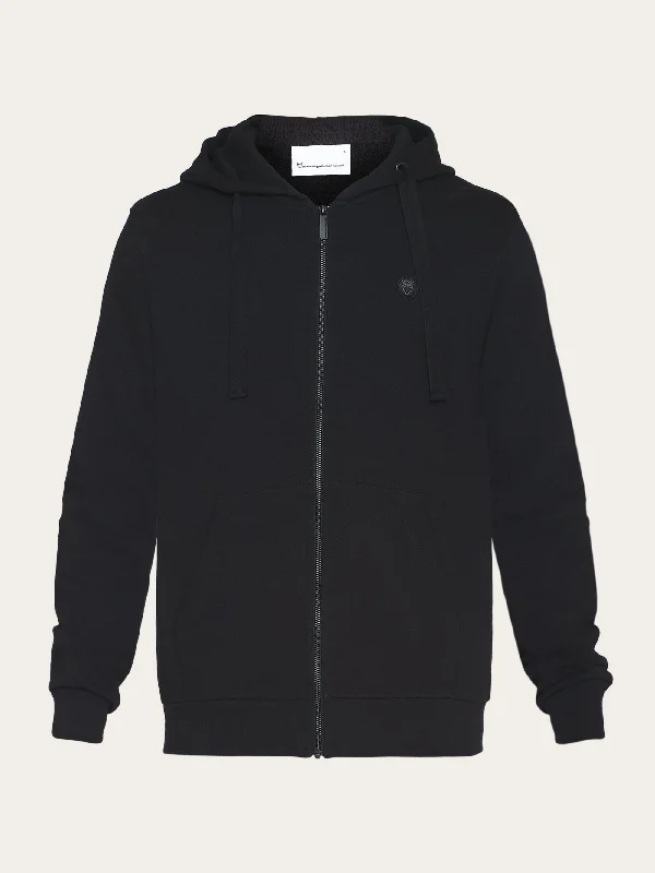 Upgrade your look with stylish, affordable men’s clothing. Zip hood kangaroo badge sweat - Black Jet Upgrade your look with stylish, affordable men’s clothing. Zip hood kangaroo badge sweat - Black Jet