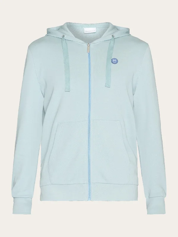 Shop the best in men’s fashion for less – limited-time sale! Zip hood kangaroo badge sweat - Gray Mist Shop the best in men’s fashion for less – limited-time sale! Zip hood kangaroo badge sweat - Gray Mist