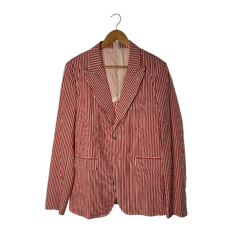 Shop new arrivals in clothing and save – COMME des GARCONS SHIRT/Tailored Jkt/M/Red/Cotton/Stripe/FG-J008 Shop new arrivals in clothing and save – COMME des GARCONS SHIRT/Tailored Jkt/M/Red/Cotton/Stripe/FG-J008