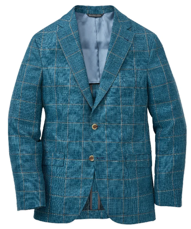 Don’t wait – shop the biggest sale of the season on men’s clothing!  Wool-Silk-Linen Plaid Sport Coat