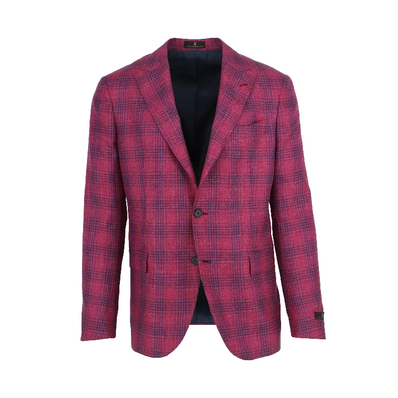 Exclusive clothing deals for customers – Shop today! Magenta with Navy Check Sport Coat Exclusive clothing deals for customers – Shop today! Magenta with Navy Check Sport Coat