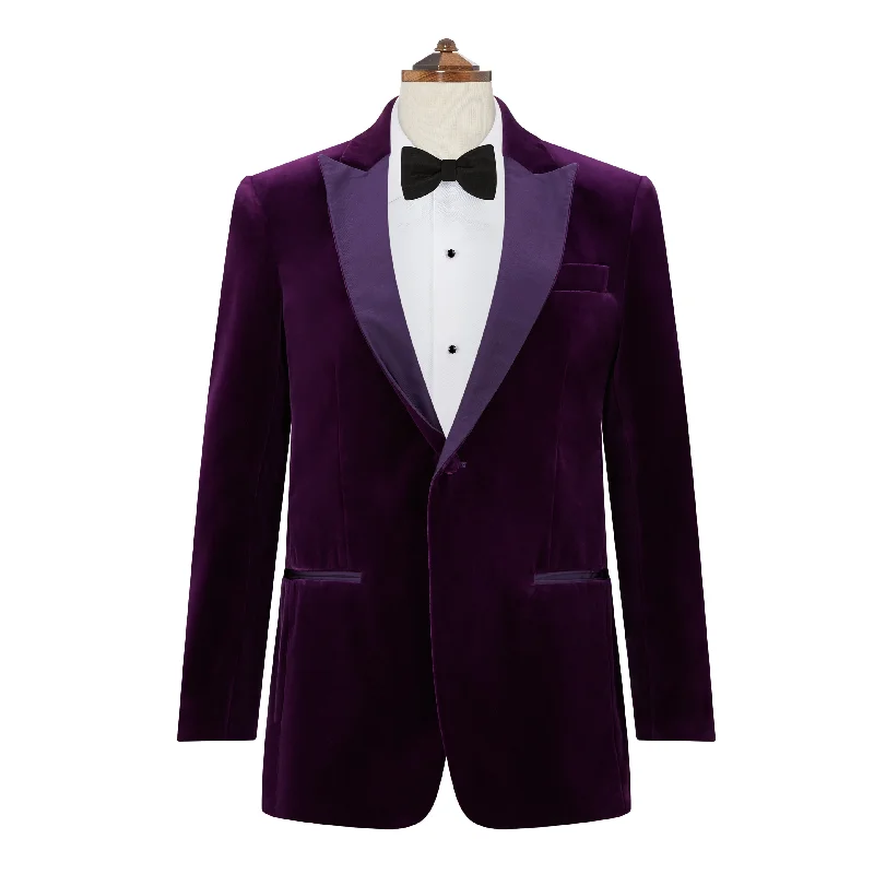 Shop trendy clothing at amazing prices – exclusive deals! Bailey Purple Velvet Jacket Shop trendy clothing at amazing prices – exclusive deals! Bailey Purple Velvet Jacket