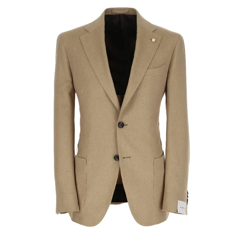 Flash sale: Men’s clothing essentials at irresistible prices! Beige Silk-Cashmere Contemporary Dream Fit Sport Jacket - Luigi Bianchi Flash sale: Men’s clothing essentials at irresistible prices! Beige Silk-Cashmere Contemporary Dream Fit Sport Jacket - Luigi Bianchi