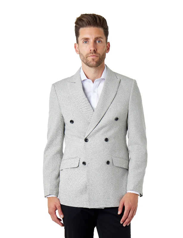 Big discounts – Shop now for amazing deals. CALIX – Grey Herringbone Tailored Double Breasted Blazer Big discounts – Shop now for amazing deals. CALIX – Grey Herringbone Tailored Double Breasted Blazer