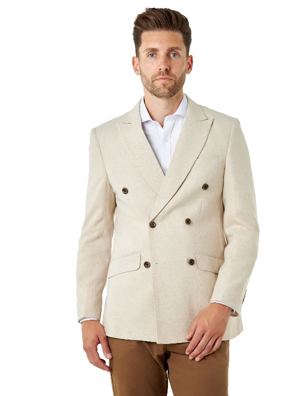 Grab your favorites before they’re gone – men’s clothing at great prices. CALIX – Ivory Herringbone Tailored Double Breasted Blazer Grab your favorites before they’re gone – men’s clothing at great prices. CALIX – Ivory Herringbone Tailored Double Breasted Blazer