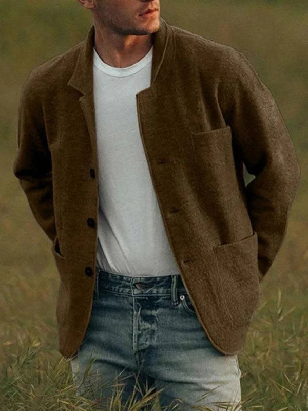 Big discounts on men’s wear – Shop now and save!  Casual Multi-Pockets Men Blazer