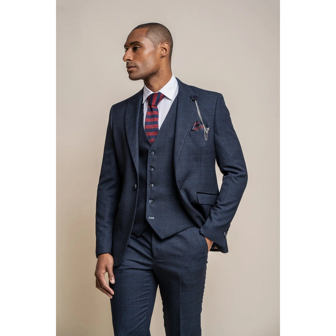 Shop men’s fashion at discount prices and save up to 70%! Caridi - Men's Tweed Navy Blue Blazer Shop men’s fashion at discount prices and save up to 70%! Caridi - Men's Tweed Navy Blue Blazer
