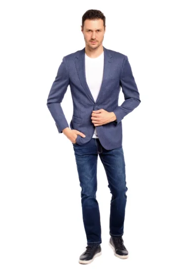 Don’t miss out – Limited-time   Slim Fit Black & Blue Sport Jacket GB-Drago-SJ-7