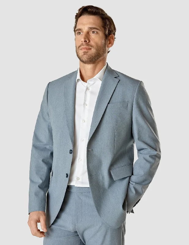 Exclusive discounts on all types of clothing – Shop now! Essential Blazer Light Blue Melange Regular Exclusive discounts on all types of clothing – Shop now! Essential Blazer Light Blue Melange Regular