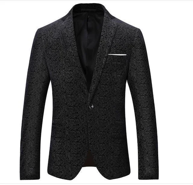 Take advantage of our men’s fashion sale – it’s your time to save! Fashion Blazer Men's One Button Blazer Black Take advantage of our men’s fashion sale – it’s your time to save! Fashion Blazer Men's One Button Blazer Black