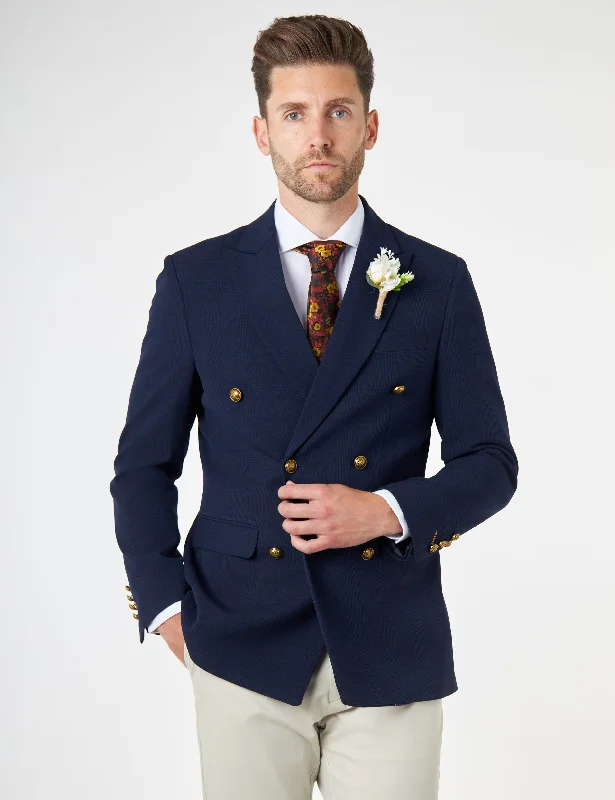 Save on top-selling fashion styles – Big discounts on men’s clothing.  FINLEY – Navy Prince of Wales Check Double Breasted Jacket