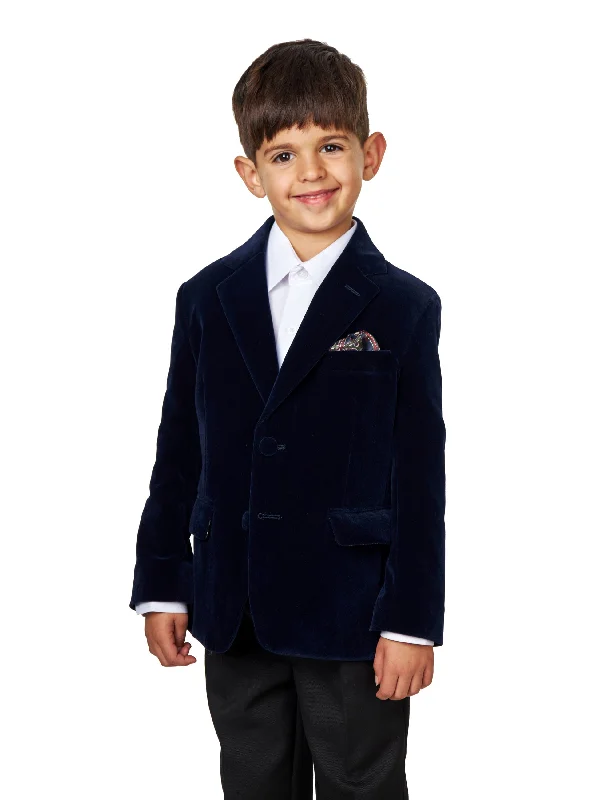 Upgrade your look with stylish, affordable men’s clothing. GARY - BOYS NAVY VELVET BLAZER Upgrade your look with stylish, affordable men’s clothing. GARY - BOYS NAVY VELVET BLAZER