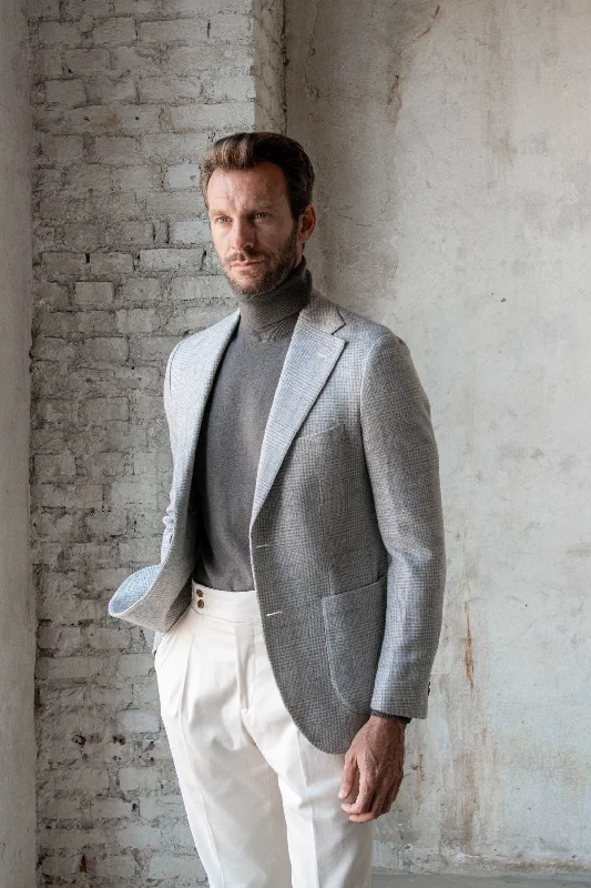 Special offer: Save on everyday clothing essentials – Shop now! Grey Prince of Wales jacket - Made in Italy Special offer: Save on everyday clothing essentials – Shop now! Grey Prince of Wales jacket - Made in Italy