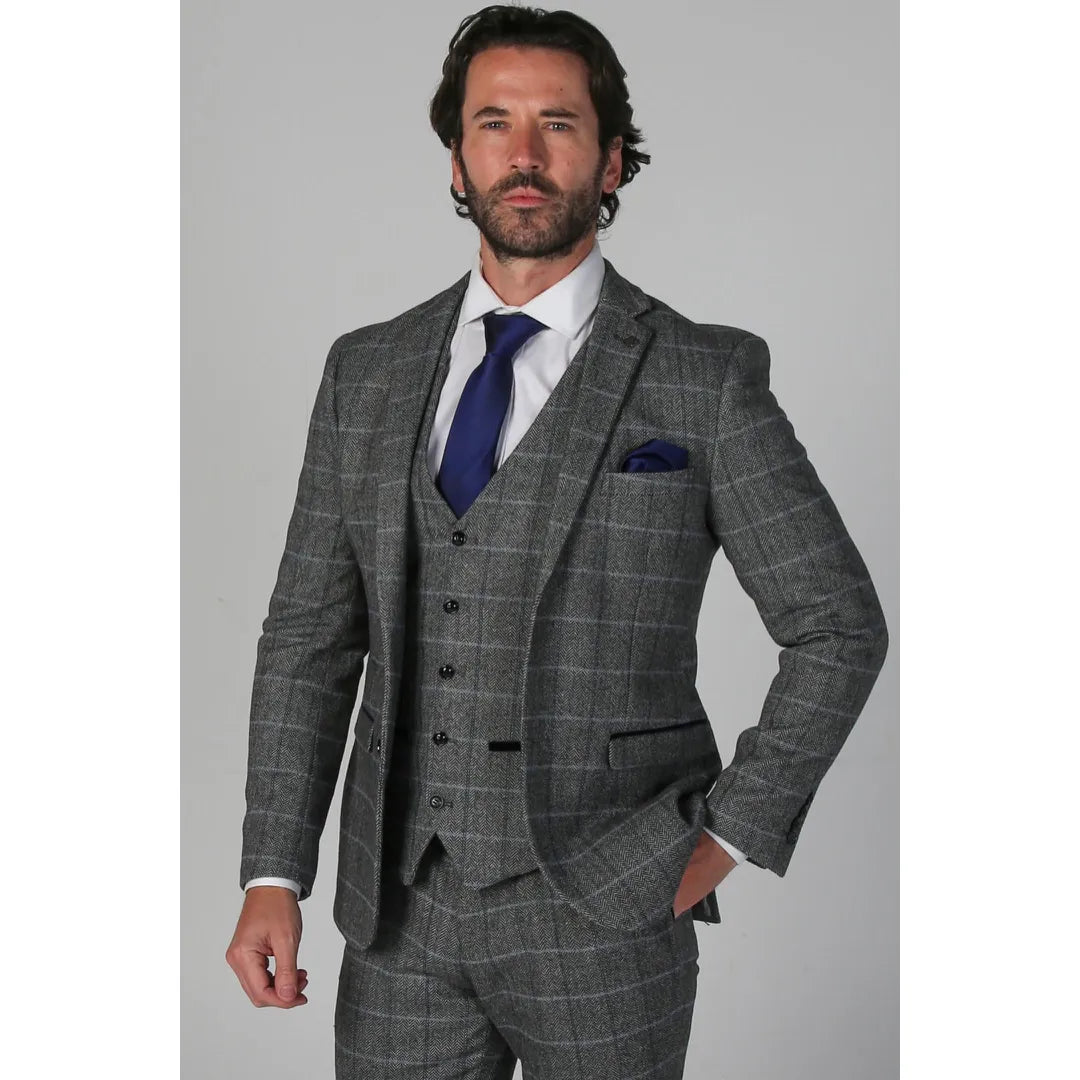 Shop our exclusive men’s fashion deals – limited time only! Harris - Men's Grey Tweed Blazer Shop our exclusive men’s fashion deals – limited time only! Harris - Men's Grey Tweed Blazer