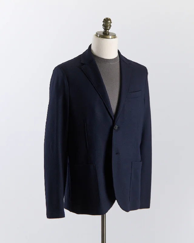 Enjoy exclusive discounts.  Superfine Merino Stretch Knit Sweater Blazer