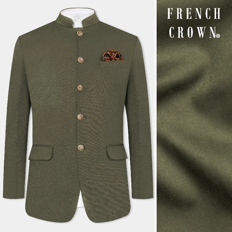Don’t miss out – Limited-time Hemlock Green Premium Cotton Bandhgala Stretchable Traveler Blazer Don’t miss out – Limited-time Hemlock Green Premium Cotton Bandhgala Stretchable Traveler Blazer