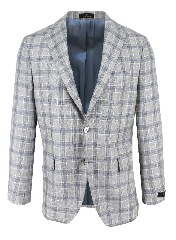 Look your best with exclusive savings on men’s fashion. Pearl Grey with Sky Check Sport Coat Look your best with exclusive savings on men’s fashion. Pearl Grey with Sky Check Sport Coat