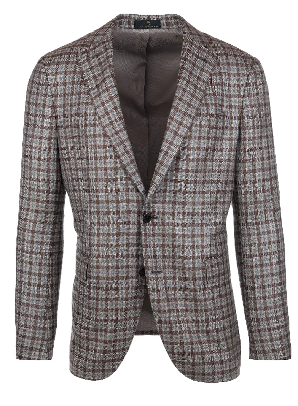 Shop now for the latest fashion trends and enjoy special promotions! Brown Blue Check Sport Coat Shop now for the latest fashion trends and enjoy special promotions! Brown Blue Check Sport Coat