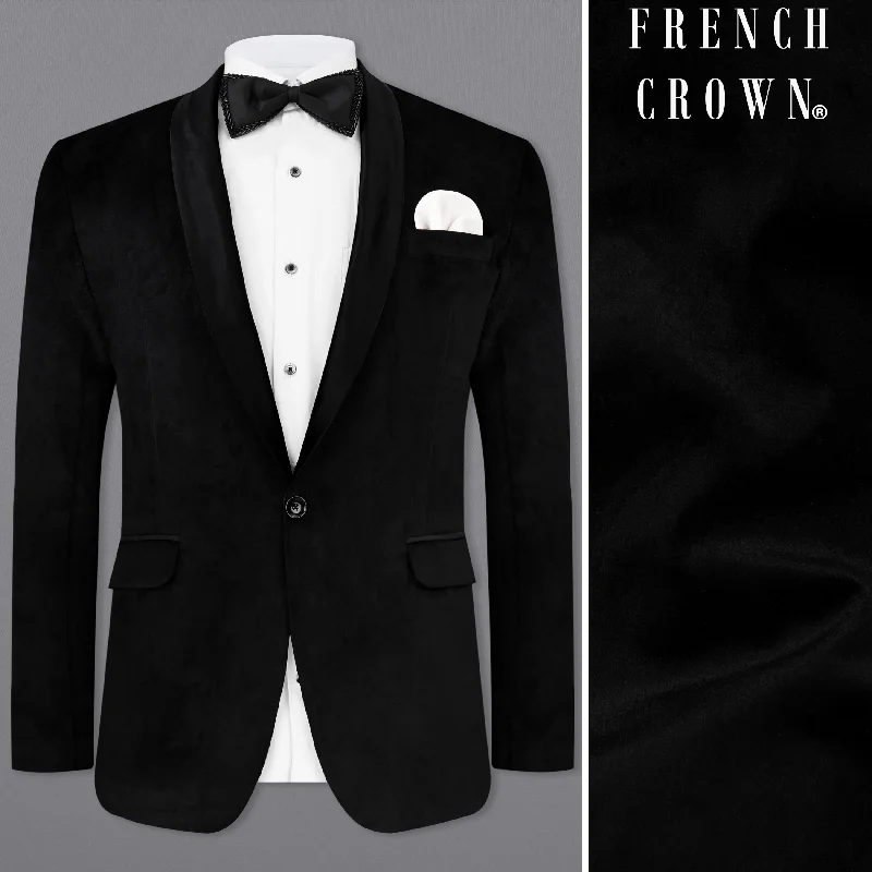 Get the latest styles in clothing – Shop now for unbeatable deals. Jade Black Velvet Tuxedo Designer Blazer Get the latest styles in clothing – Shop now for unbeatable deals. Jade Black Velvet Tuxedo Designer Blazer
