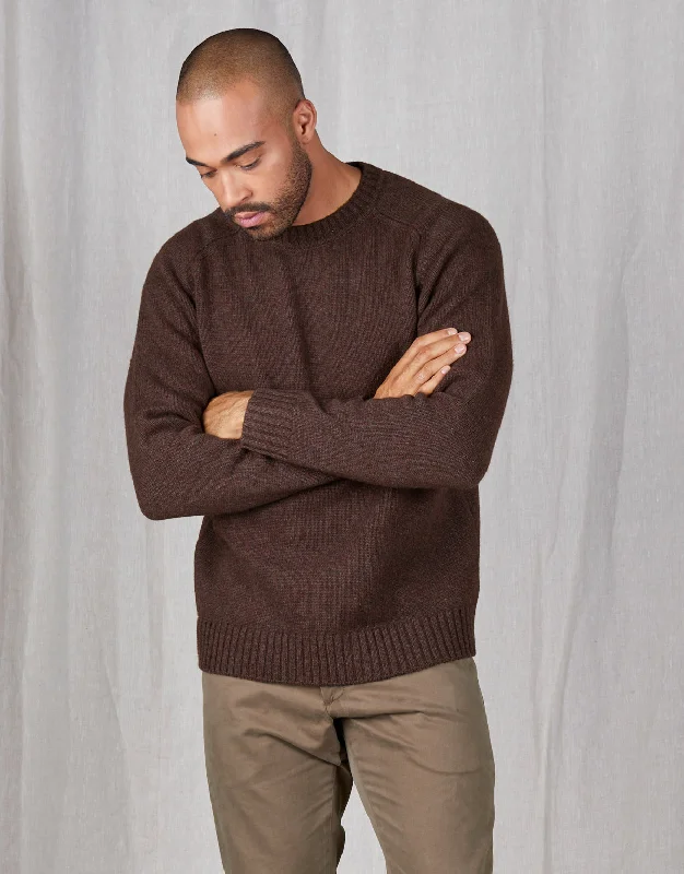 Shop new arrivals in clothing and save –  Kaiapoi Maroon Marle Shetland Sweater
