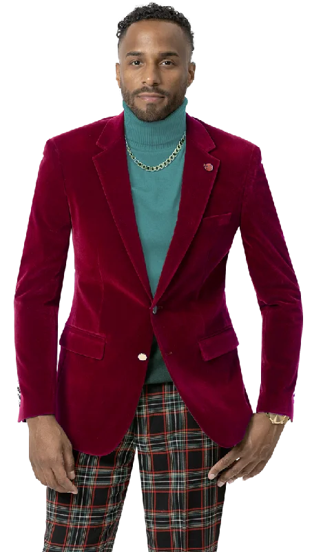 Look sharp without breaking the bank – men’s clothing sale now! Kent & Park J134 Velvet Slim Fit Blazer Red Look sharp without breaking the bank – men’s clothing sale now! Kent & Park J134 Velvet Slim Fit Blazer Red