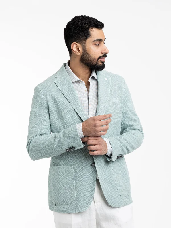 Shop men’s clothing for all seasons – Save big today! Light Green Garment-Dyed Sport Jacket Shop men’s clothing for all seasons – Save big today! Light Green Garment-Dyed Sport Jacket