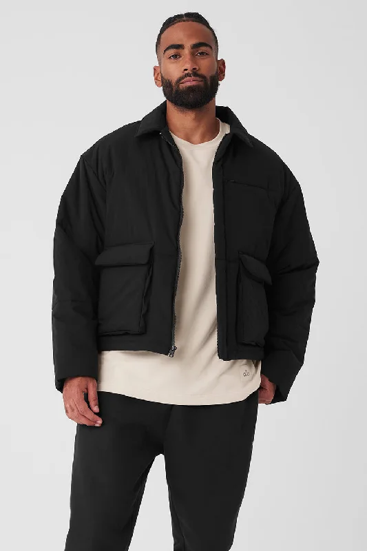 Shop the latest styles in men’s fashion – don’t miss out on these deals! Voyage Utility Cargo Jacket - Black Shop the latest styles in men’s fashion – don’t miss out on these deals! Voyage Utility Cargo Jacket - Black