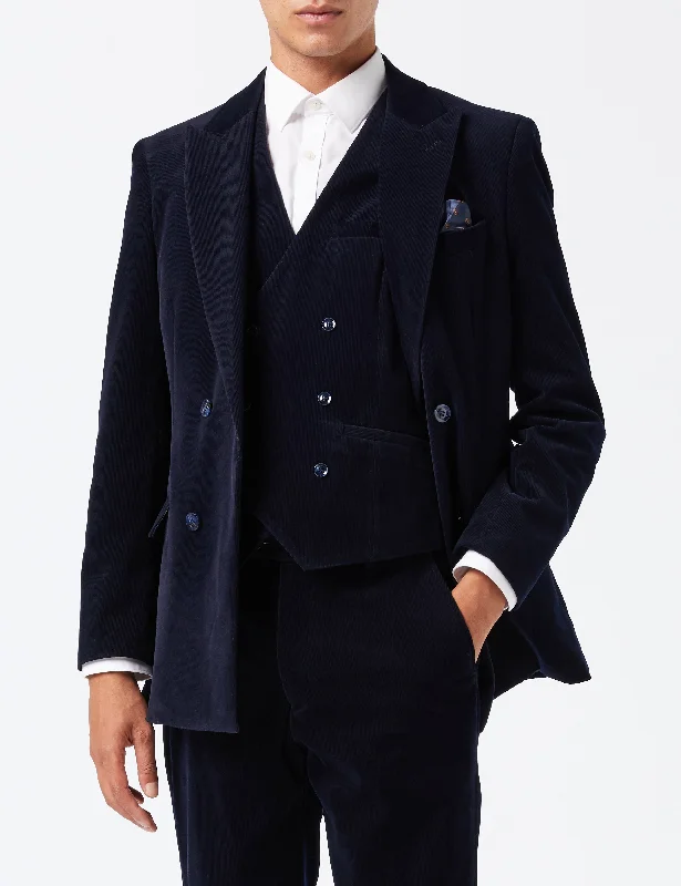 Upgrade your look with stylish, affordable men’s clothing.  MATTHEW – NAVY CORDUROY JACKET & WAISTCOAT