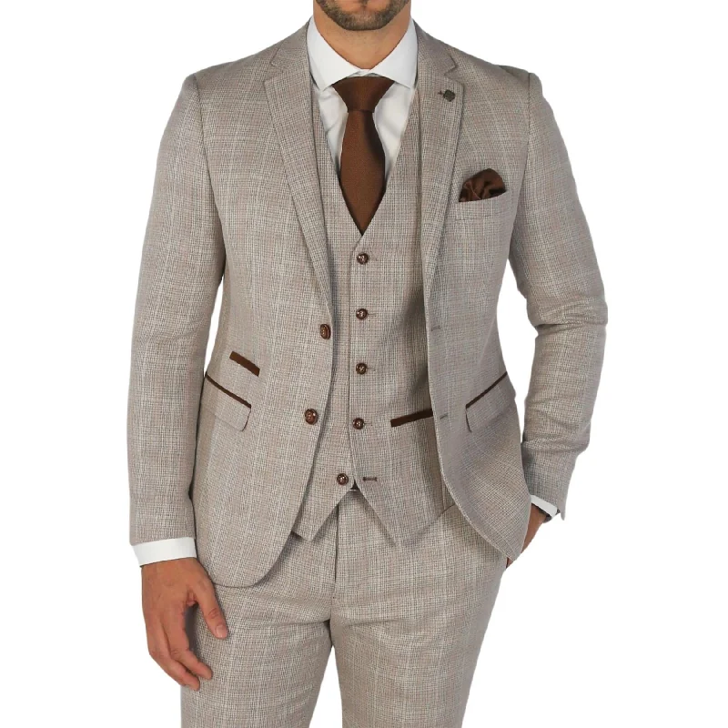 Save on trendy clothing for every season –Shoppers get exclusive deals. Men's Blazer Beige Checked Tailored Fit Formal Suit Jacket Save on trendy clothing for every season –Shoppers get exclusive deals. Men's Blazer Beige Checked Tailored Fit Formal Suit Jacket