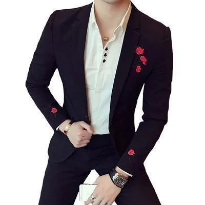 Shop seasonal clothing deals – Big savings on fashion essentials. Men's Blazer Floral Embroidered Men's Blazer Black Shop seasonal clothing deals – Big savings on fashion essentials. Men's Blazer Floral Embroidered Men's Blazer Black